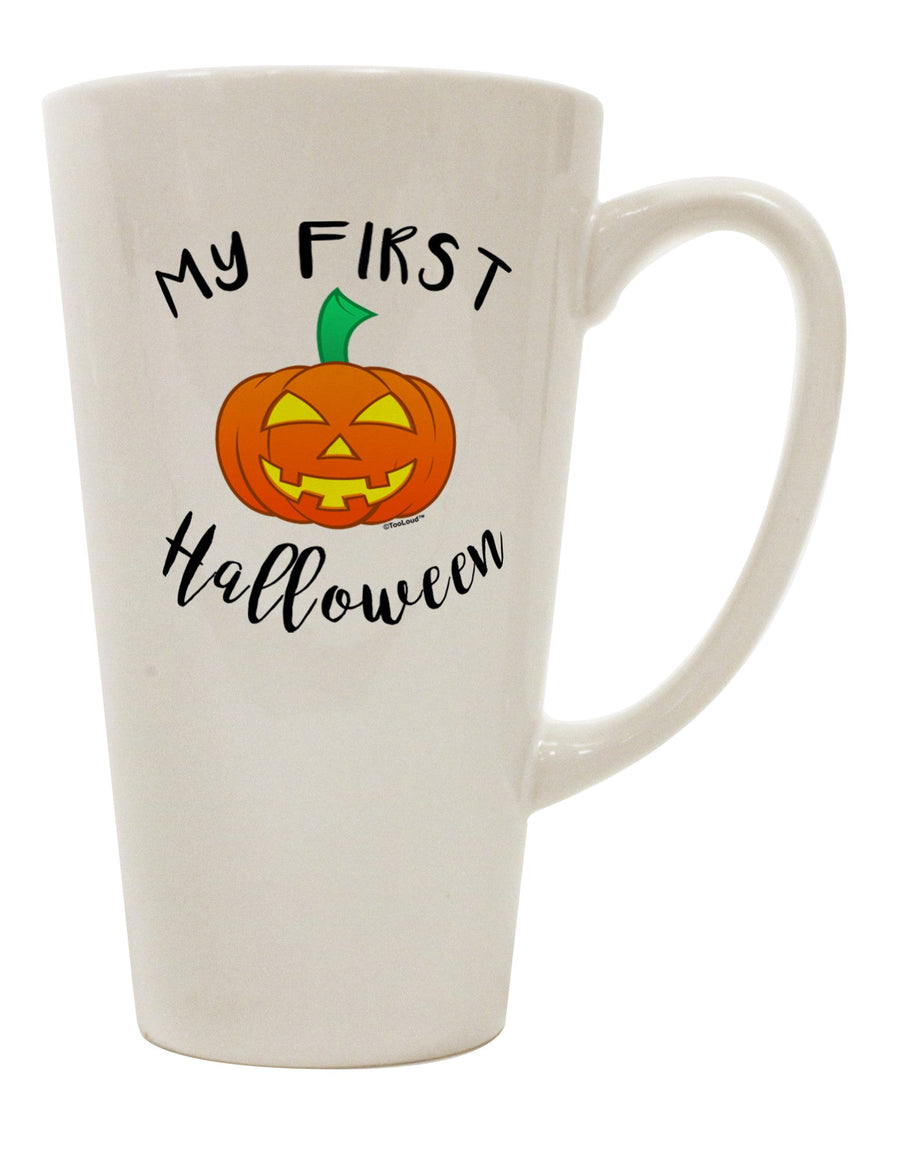 16 Ounce Conical Latte Coffee Mug for Halloween Enthusiasts - Expertly Crafted by TooLoud