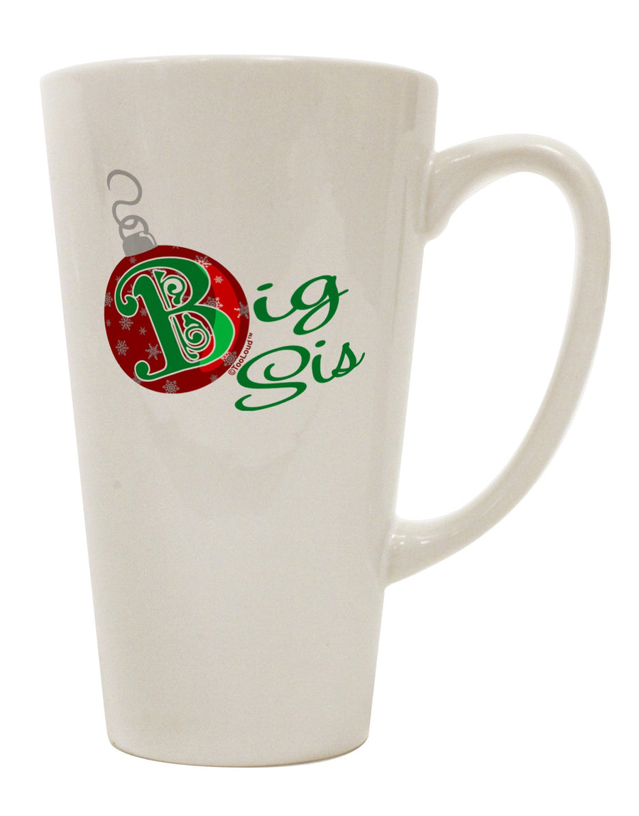 16 Ounce Conical Latte Coffee Mug for Matching Family Ornament - TooLoud-Conical Latte Mug-TooLoud-White-Davson Sales