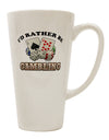 16 Ounce Conical Latte Coffee Mug for the Avid Gambler - TooLoud-Conical Latte Mug-TooLoud-White-Davson Sales