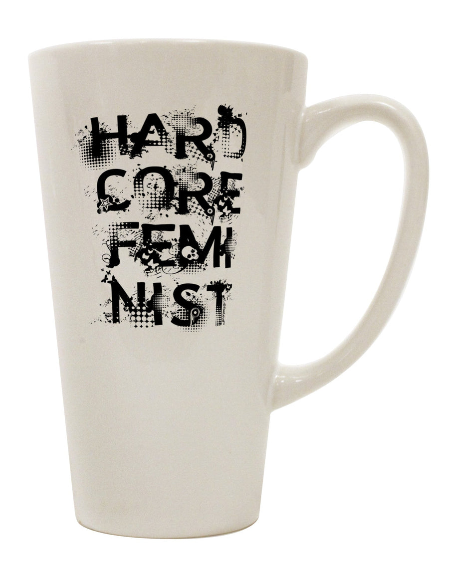 16 Ounce Conical Latte Coffee Mug for the Empowered Woman - TooLoud-Conical Latte Mug-TooLoud-White-Davson Sales