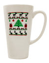 16 Ounce Conical Latte Coffee Mug - Perfect Drinkware for Ugly Christmas Sweater Enthusiasts - TooLoud-Conical Latte Mug-TooLoud-White-Davson Sales