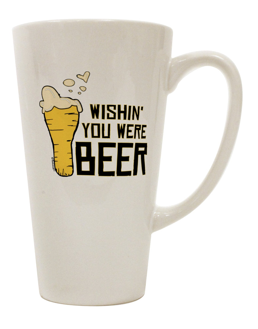 16 Ounce Conical Latte Coffee Mug - Perfect for Beer Enthusiasts TooLoud-Conical Latte Mug-TooLoud-Davson Sales