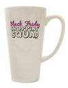 16 Ounce Conical Latte Coffee Mug - Perfect for Black Friday Shopping Squad - TooLoud-Conical Latte Mug-TooLoud-White-Davson Sales