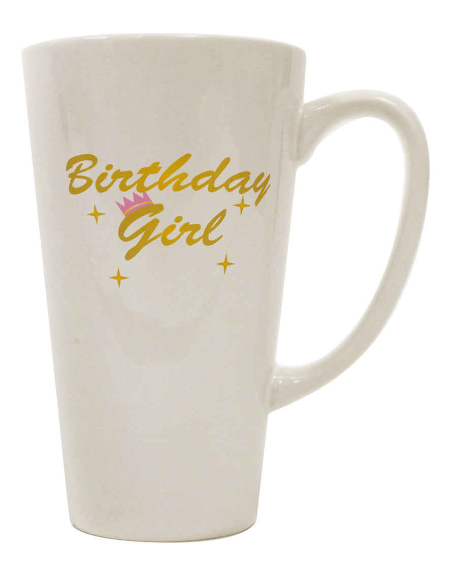 16 Ounce Conical Latte Coffee Mug - Perfect for Celebrating Birthdays!-Conical Latte Mug-TooLoud-White-Davson Sales