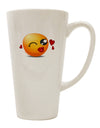 16 Ounce Conical Latte Coffee Mug - Perfect for Emoticon Enthusiasts-Conical Latte Mug-TooLoud-White-Davson Sales