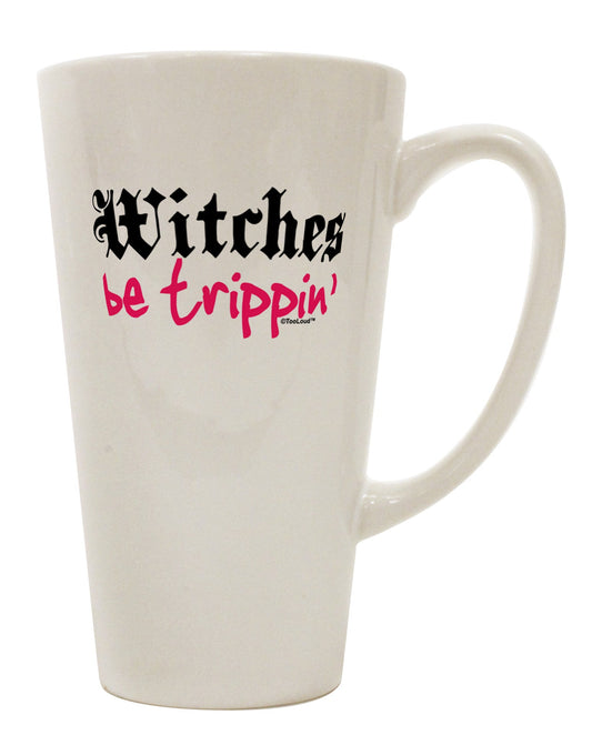 16 Ounce Conical Latte Coffee Mug - Perfect for Enchanting Beverages TooLoud-Conical Latte Mug-TooLoud-White-Davson Sales