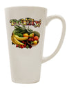 16 Ounce Conical Latte Coffee Mug - Perfect for Fruity Fruit Basket-Conical Latte Mug-TooLoud-White-Davson Sales