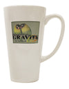 16 Ounce Conical Latte Coffee Mug - Perfect for Gravity Enthusiasts-Conical Latte Mug-TooLoud-White-Davson Sales