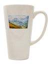 16 Ounce Conical Latte Coffee Mug - Perfect for Savoring the Majestic Colorado Fog Mountains-Conical Latte Mug-TooLoud-White-Davson Sales