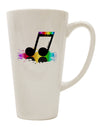 16 Ounce Conical Latte Coffee Mug - Perfect for Savoring Your Favorite Melodies TooLoud-Conical Latte Mug-TooLoud-White-Davson Sales