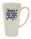 16 Ounce Conical Latte Coffee Mug - Perfect for Veggie Lovers-Conical Latte Mug-TooLoud-White-Davson Sales