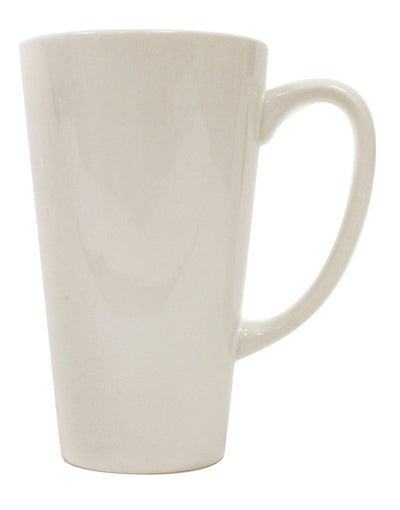 16 Ounce Conical Latte Coffee Mug - The Perfect Canvas for Your Personalized Touches-Conical Latte Mug-TooLoud-White-Davson Sales