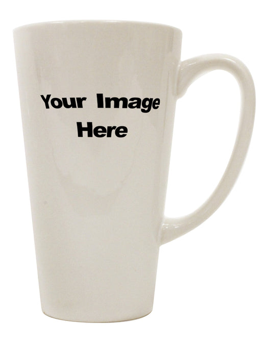 16 Ounce Conical Latte Coffee Mug - The Perfect Canvas for Your Personalized Touches-Conical Latte Mug-TooLoud-White-Davson Sales