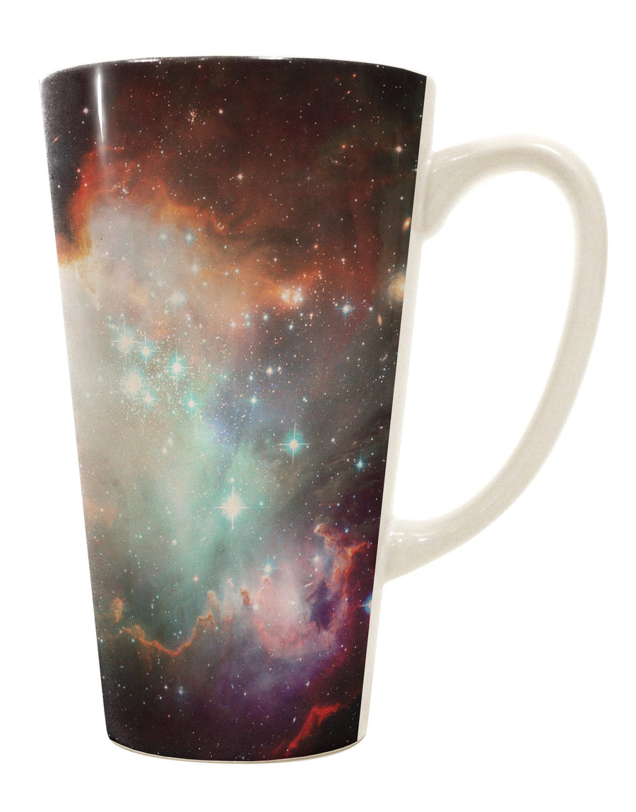 16 Ounce Conical Latte Coffee Mug with a Captivating Space Design - Expertly Crafted by TooLoud-Conical Latte Mug-TooLoud-White-Davson Sales