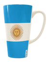 16 Ounce Conical Latte Coffee Mug with Argentina Flag AOP All Over Print - TooLoud-Conical Latte Mug-TooLoud-White-Davson Sales
