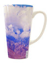 16 Ounce Conical Latte Coffee Mug with California Mountainscape All Over Print - Expertly Crafted Drinkware TooLoud-Conical Latte Mug-TooLoud-White-Davson Sales