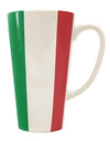 16 Ounce Conical Latte Coffee Mug with Italian Flag Design - TooLoud-Conical Latte Mug-TooLoud-White-Davson Sales