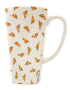 16 Ounce Conical Latte Coffee Mug with Pizza Slices All Over Print - Expertly Crafted Drinkware TooLoud-Conical Latte Mug-TooLoud-White-Davson Sales