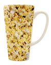 16 Ounce Conical Latte Coffee Mug with Popcorn All Over Print - Expertly Crafted Drinkware TooLoud-Conical Latte Mug-TooLoud-White-Davson Sales