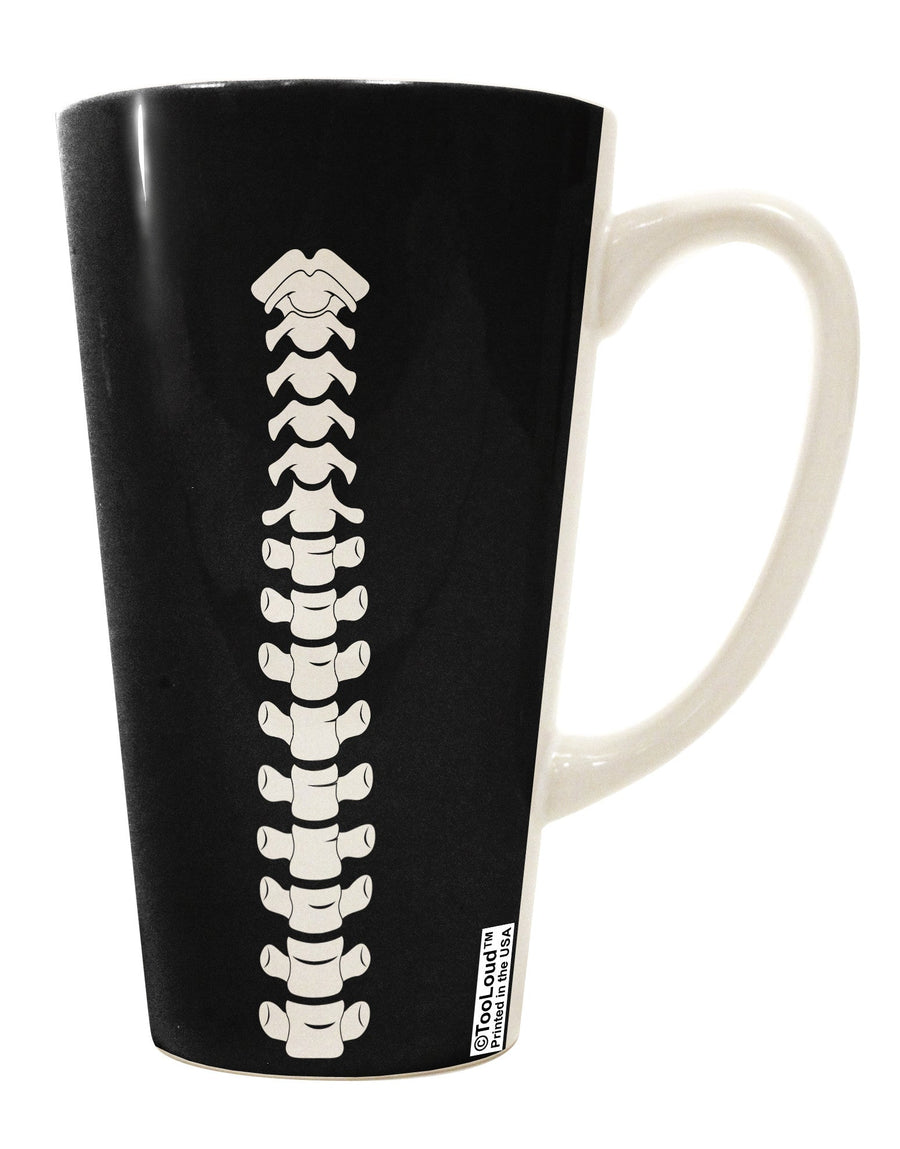 16 Ounce Conical Latte Coffee Mug with Spine AOP Design - Perfect for Beverage Enthusiasts TooLoud-Conical Latte Mug-TooLoud-White-Davson Sales