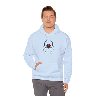 TooLoud Black Widow Spider Design Unisex Hoodie Sweatshirt