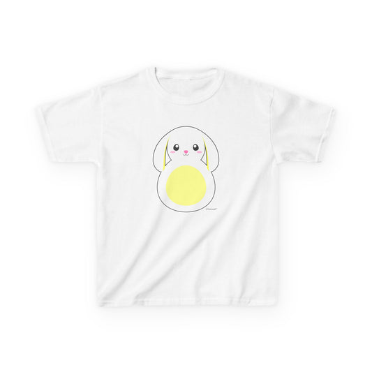 TooLoud Cute Bunny with Floppy Ears - Children’s Unisex T-Shirt Heavy Cotton