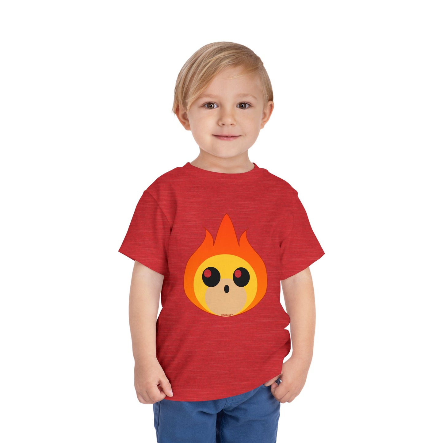 Cute Fireball Design Toddler T-Shirt by TOOLOUD