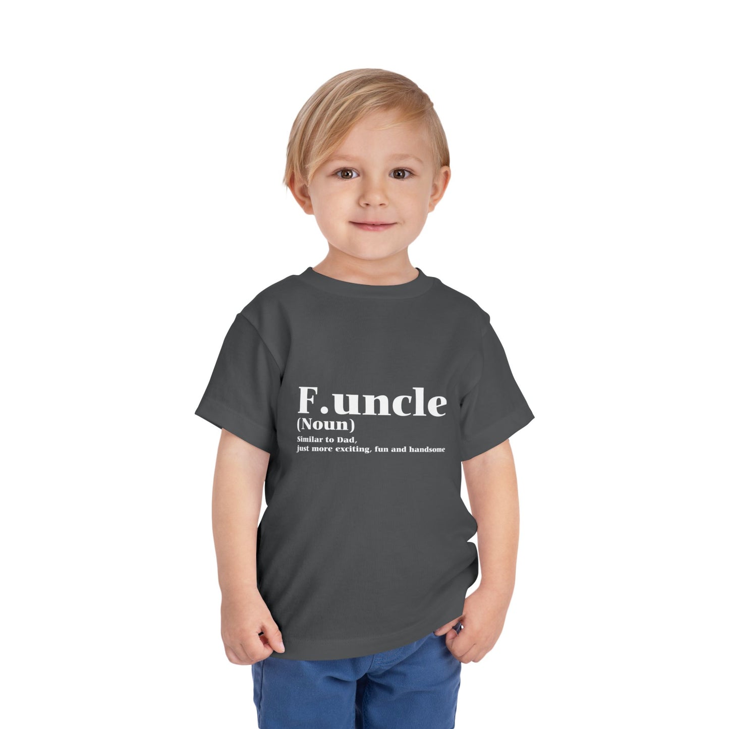 Funcle Fun Uncle Toddler T-Shirt Dark by TOOLOUD