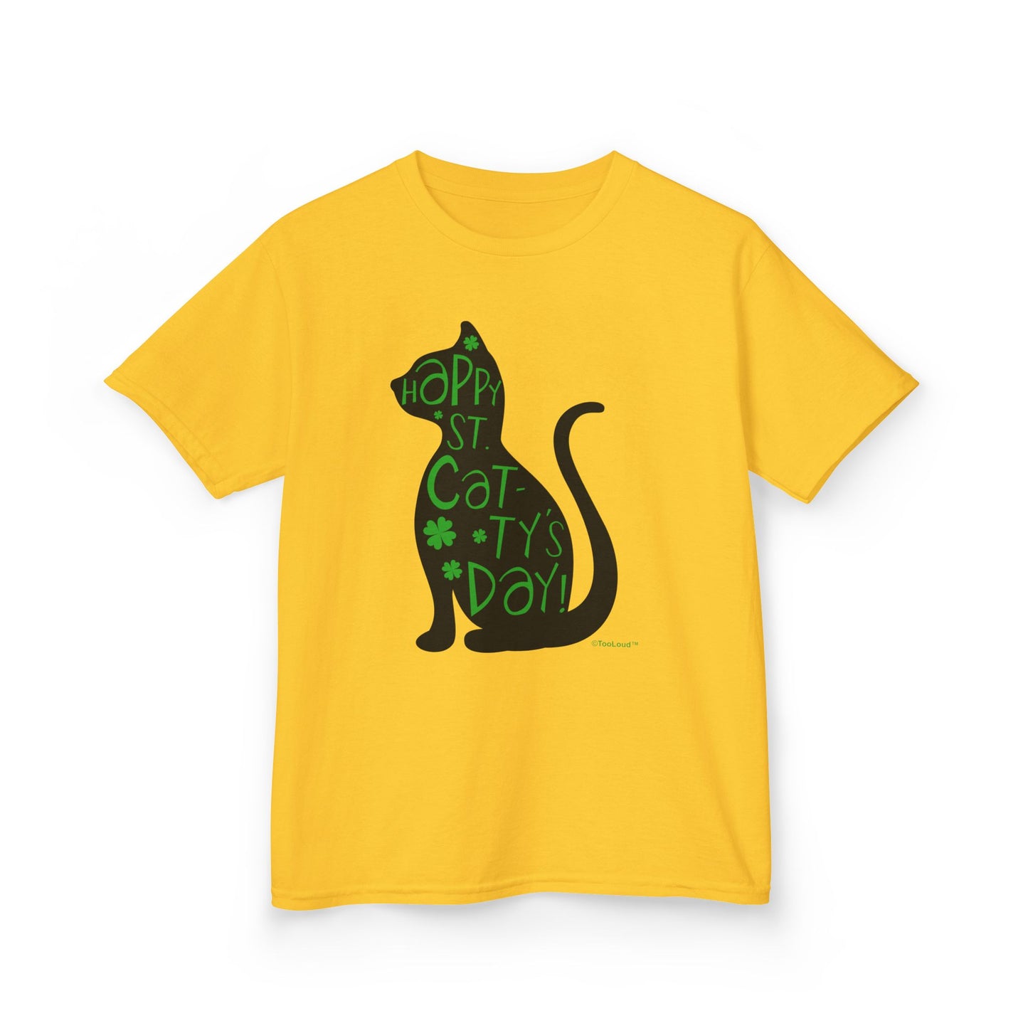 Happy St. Catty's Day - St. Patrick's Day Cat Children's T-Shirt by TOOLOUD