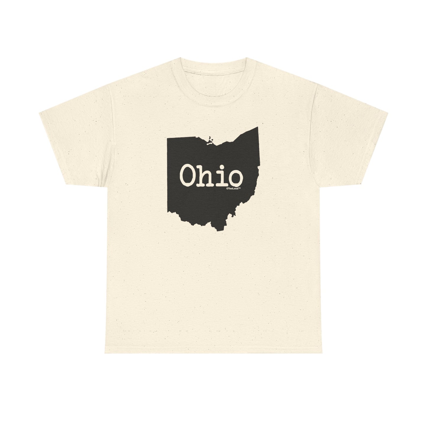 Ohio - United States Shape Print Adult T-Shirt by TOOLOUD
