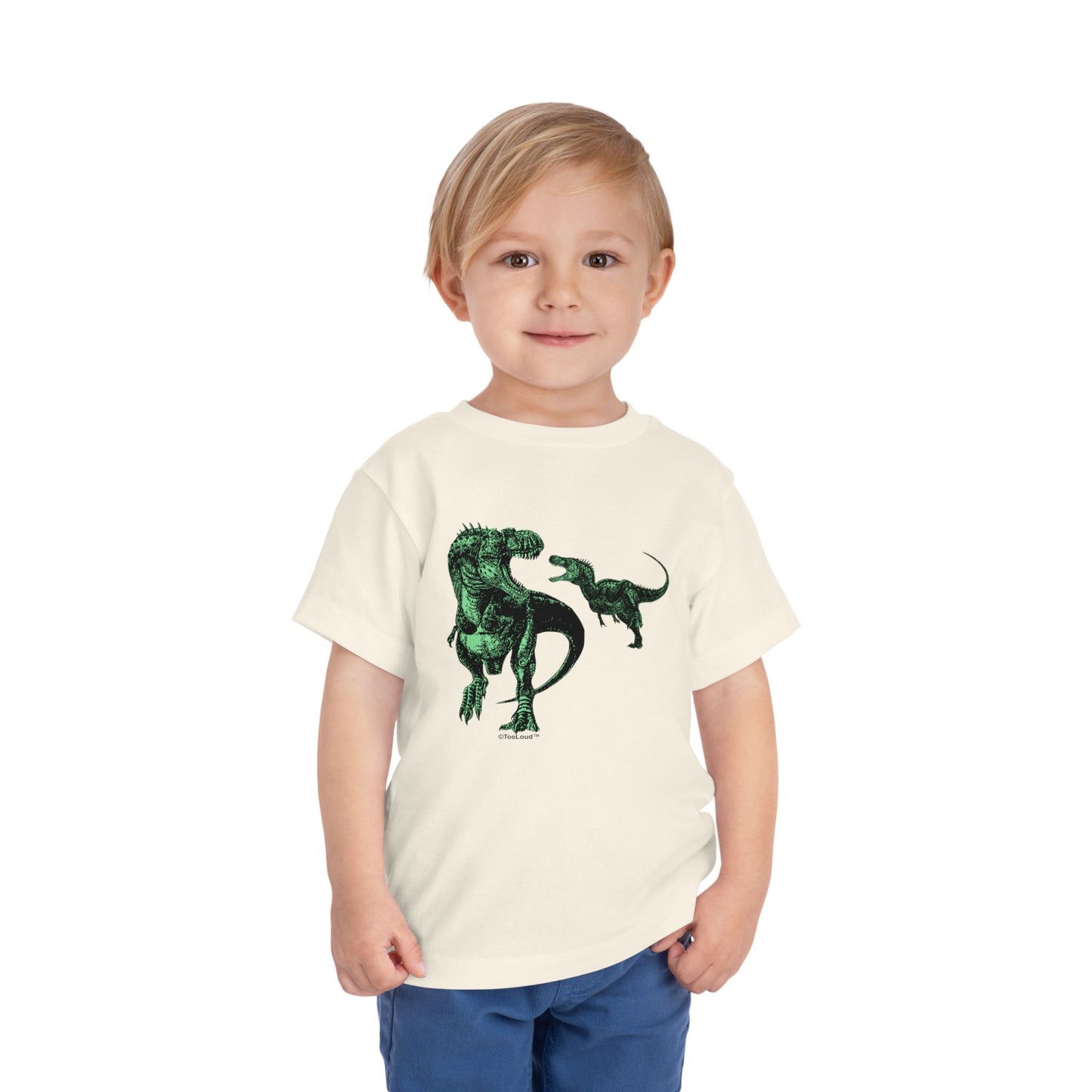 Jurassic Dinosaur Design 1 Toddler T-Shirt by TOOLOUD