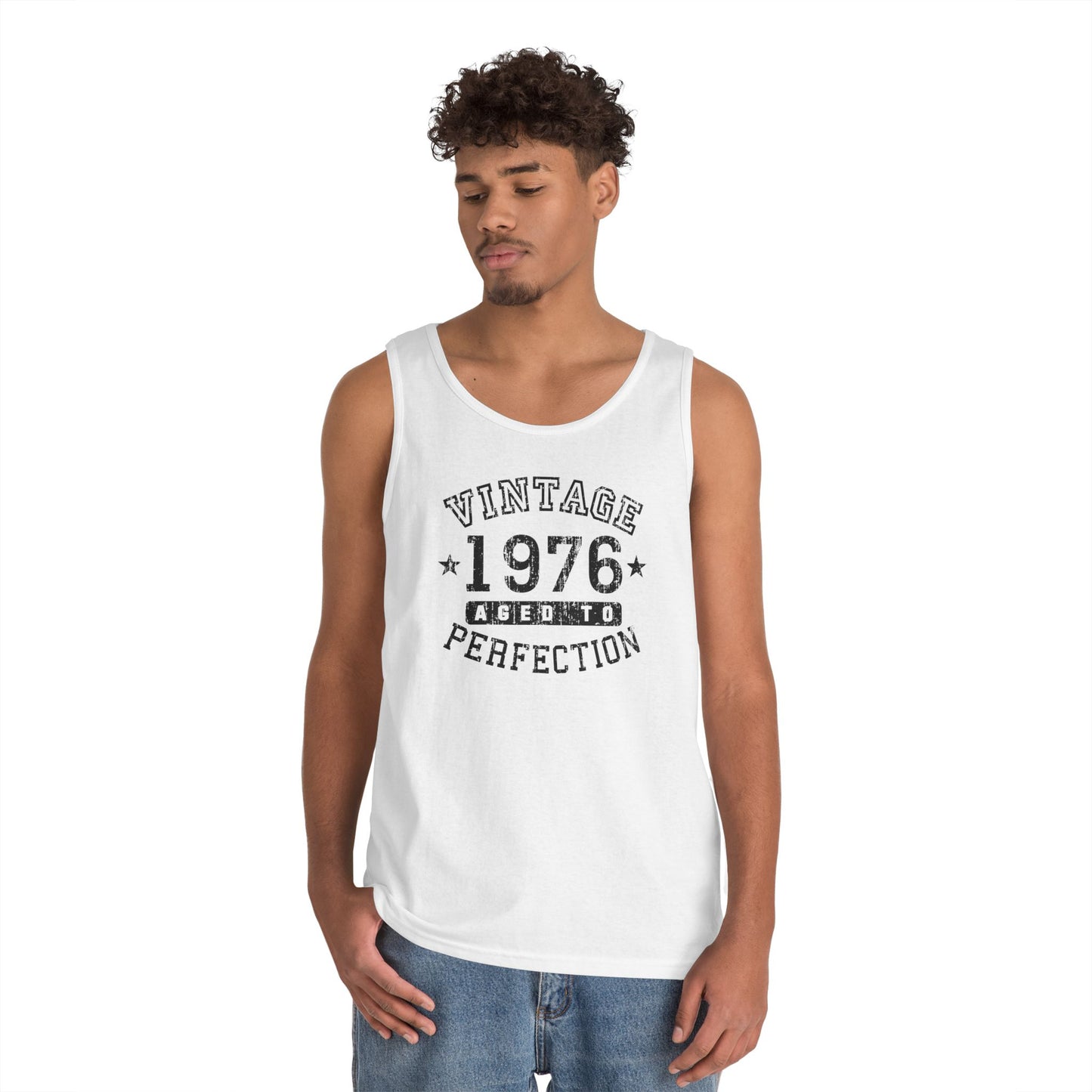 1976 – Vintage Birth Year Unisex Tank Top by TOOLOUD