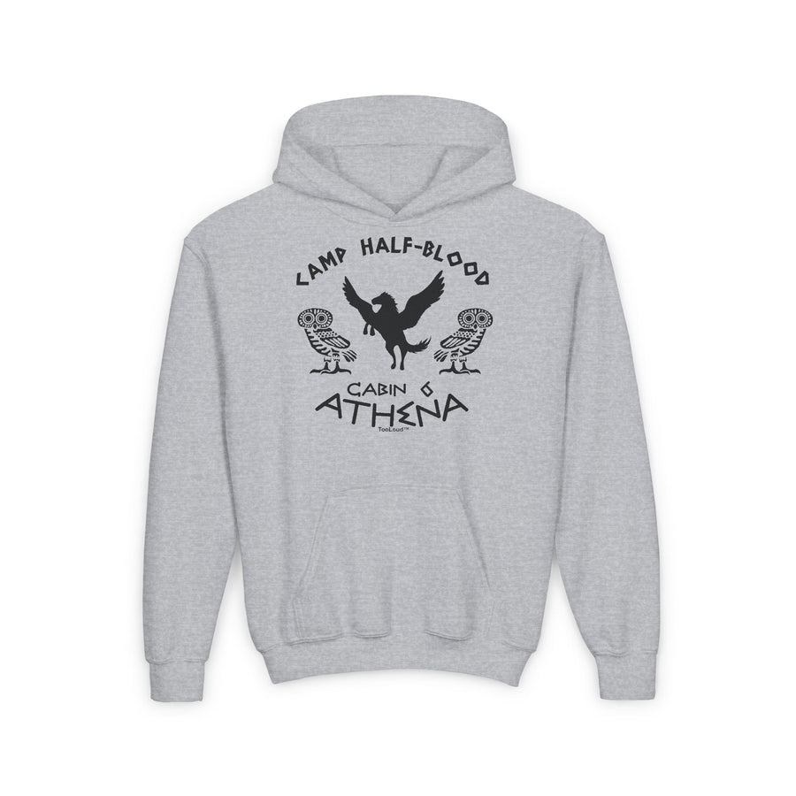 TOOLOUD Camp Half-Blood Cabin 6 Athena Youth Children’s Hoodie