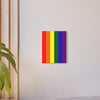 Rainbow Metal Art Print