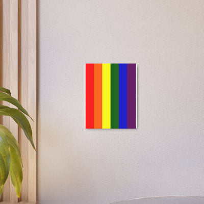 Rainbow Metal Art Print