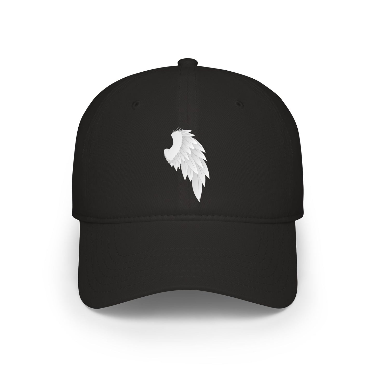 Single Right Angel Wing Design – Couples Adult Dark Baseball Cap Hat by TOOLOUD