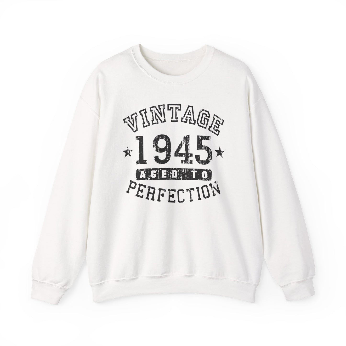 1945 - Vintage Birth Year Sweatshirt Adults Unisex by TOOLOUD