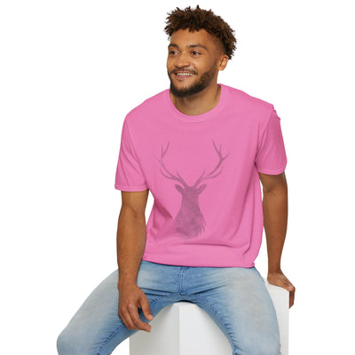 TOOLOUD Majestic Stag Distressed - Premium Adult T-Shirt for the Modern Individual