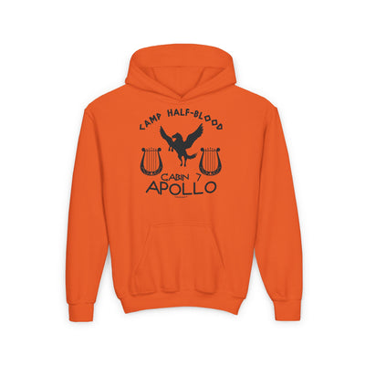 TOOLOUD Cabin 7 Apollo Camp Half-Blood Youth Children’s Hooded Sweatshirt