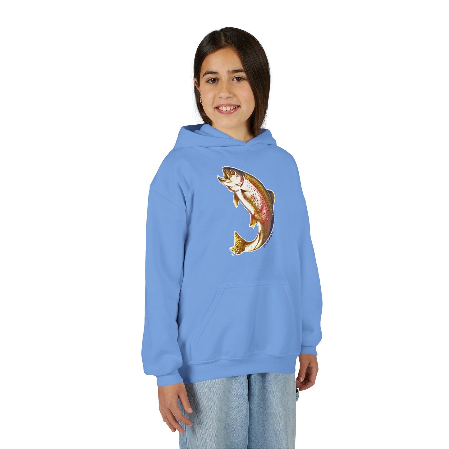 Rainbow Trout Youth Children’s Hoodie Sweatshirt by TOOLOUD