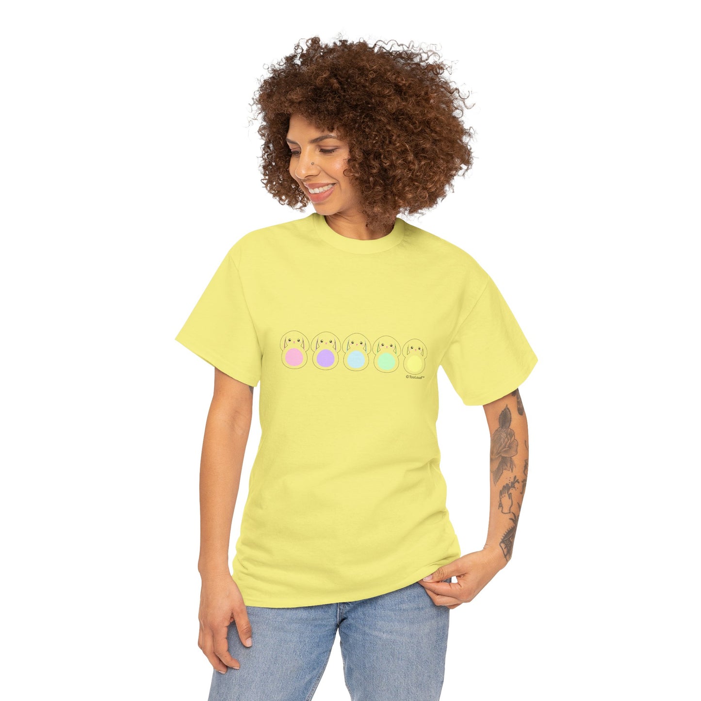 Cute Pastel Bunnies Women’s T-Shirt by TOOLOUD