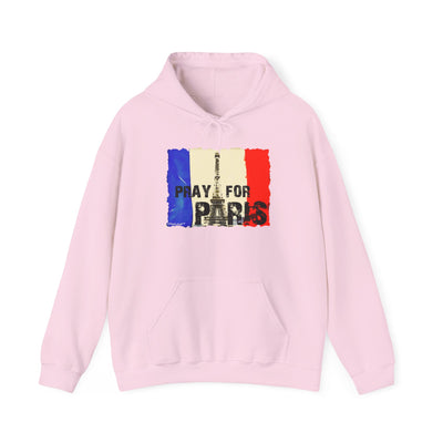 TooLoud Pray for Paris Watercolor Adult Unisex Hoodie Sweatshirt