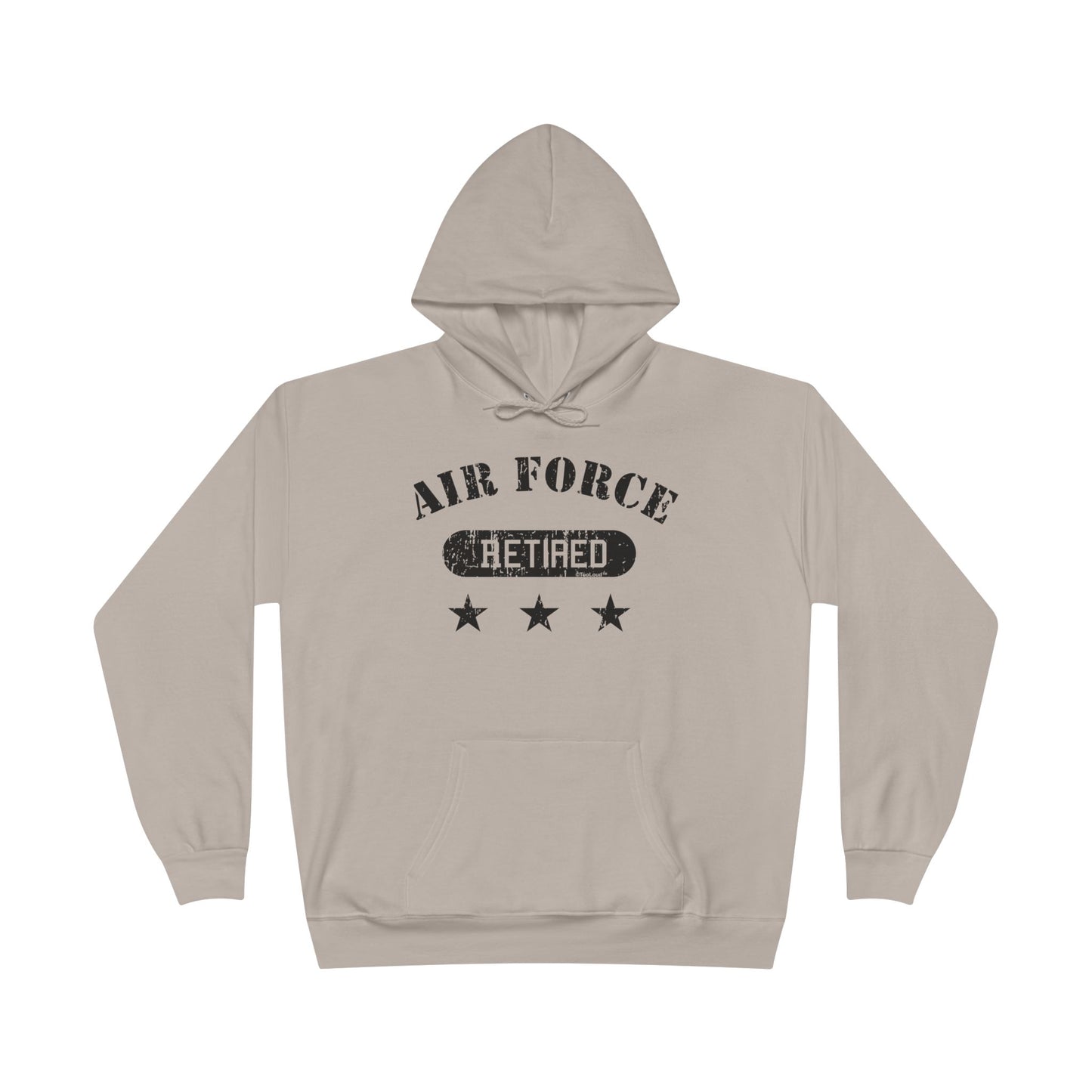Retired Air Force Adult Hoodie Sweatshirt by TOOLOUD
