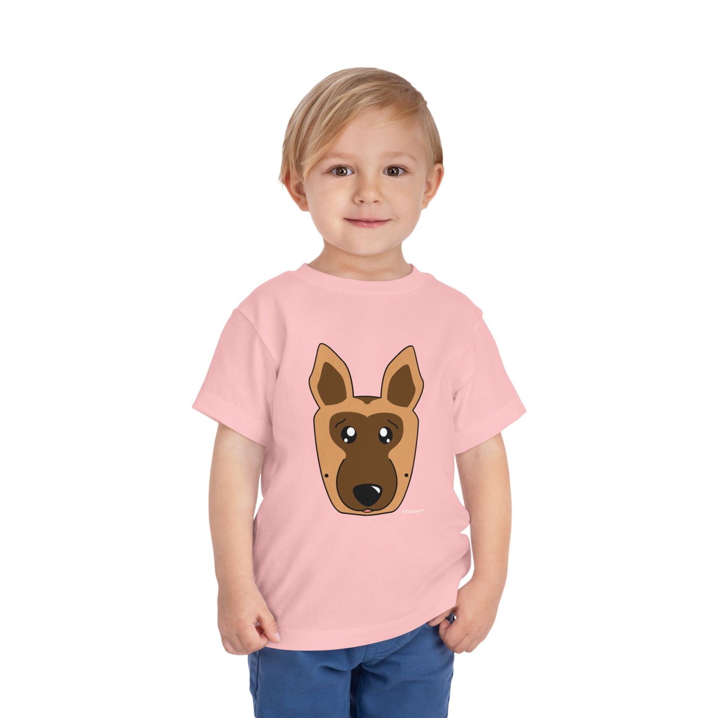 Cute German Shepherd Dog Toddler T-Shirt by TOOLOUD