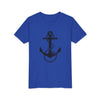 Distressed Nautical Sailor Rope Anchor Children's Youth T-Shirt by TOOLOUD