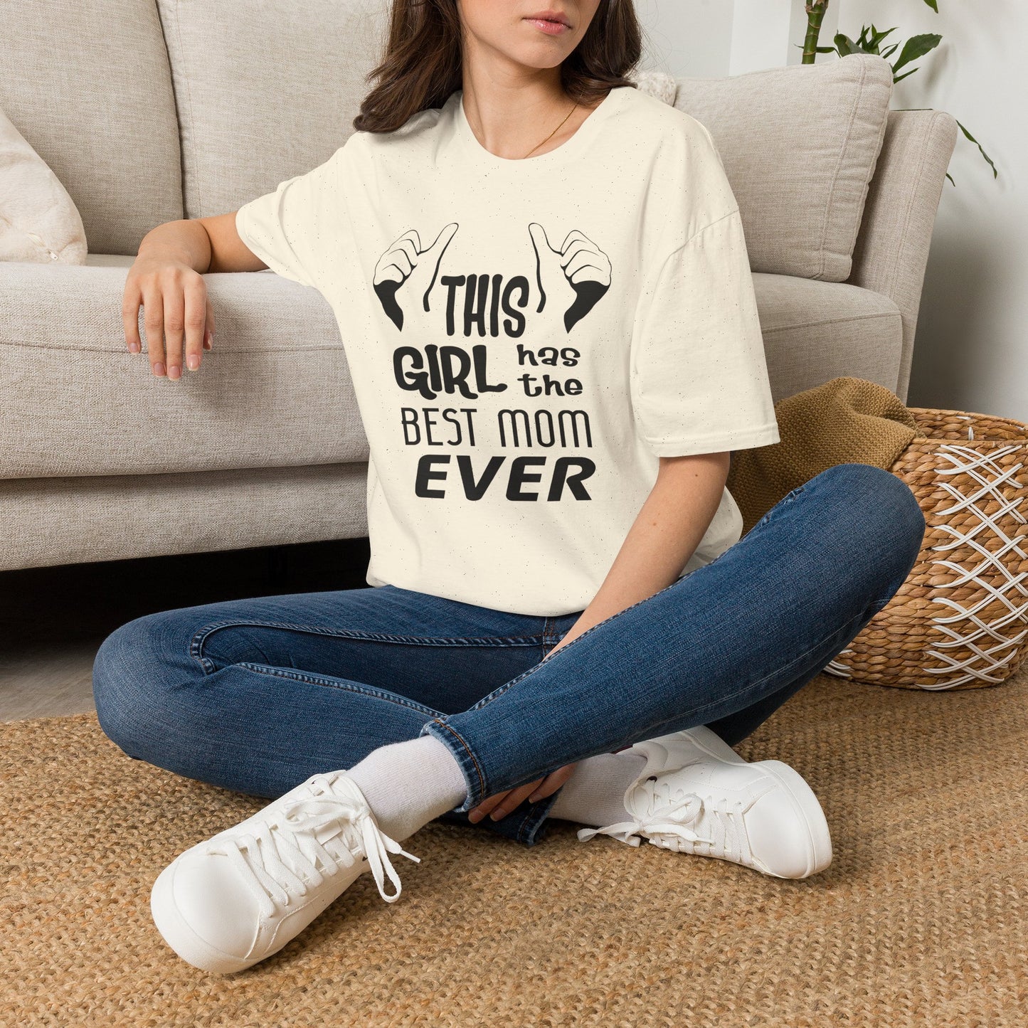This Girl Has the Best Mom Ever Women’s T-Shirt by TOOLOUD