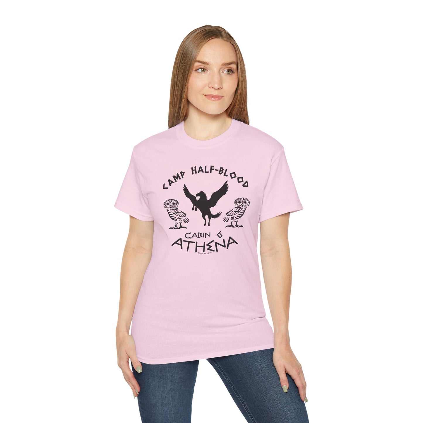 TOOLOUD Camp Half-Blood Cabin 6 Athena Women's T-Shirt (Style 2000)