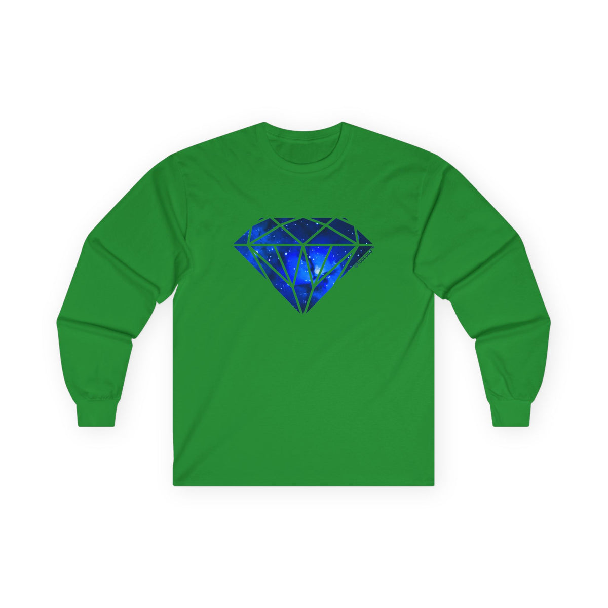 Space Diamond Adult Long Sleeve T-Shirt by TOOLOUD