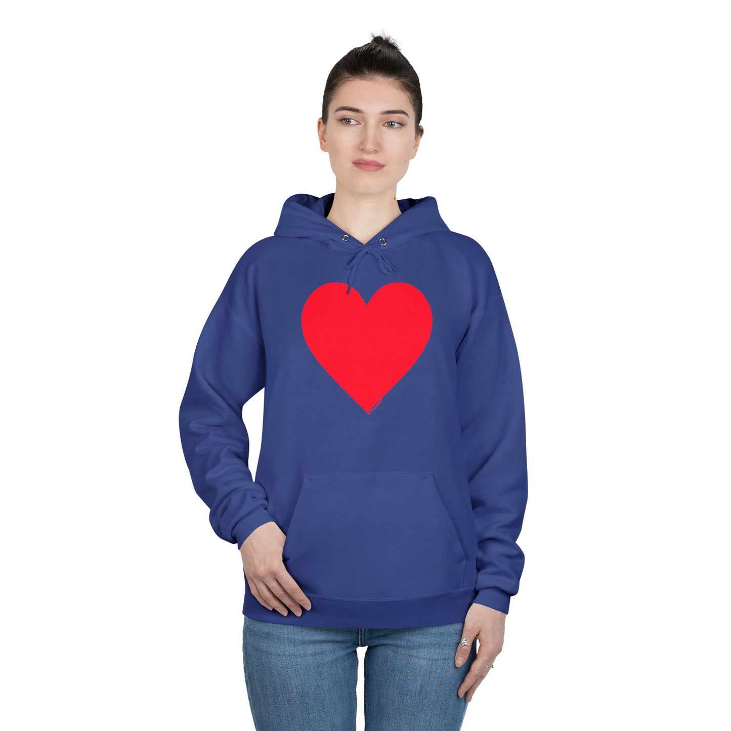 TOOLOUD Big Red Heart Valentine's Day Dark Unisex Hoodie Sweatshirt