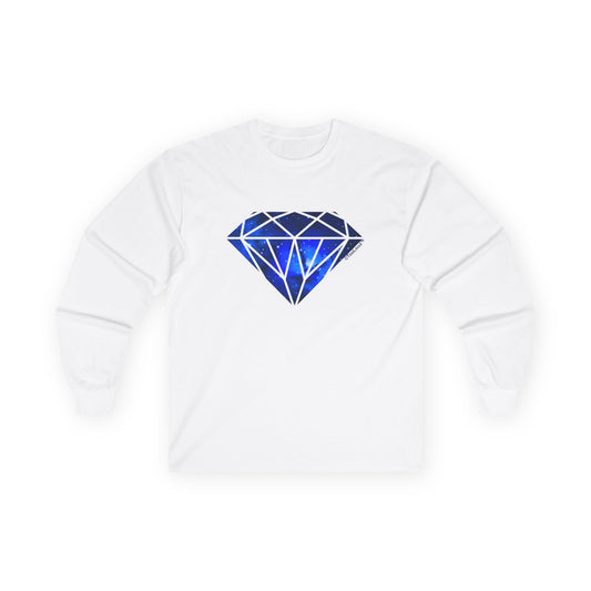 Space Diamond Adult Long Sleeve T-Shirt by TOOLOUD